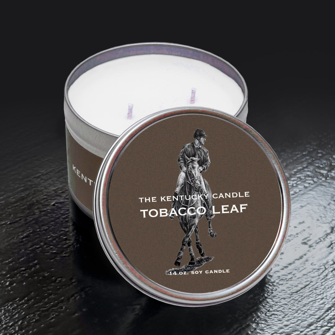 Tobacco Leaf | Platinum Travel Tin Candle