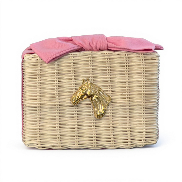 Derby Bow Clutch - Pink