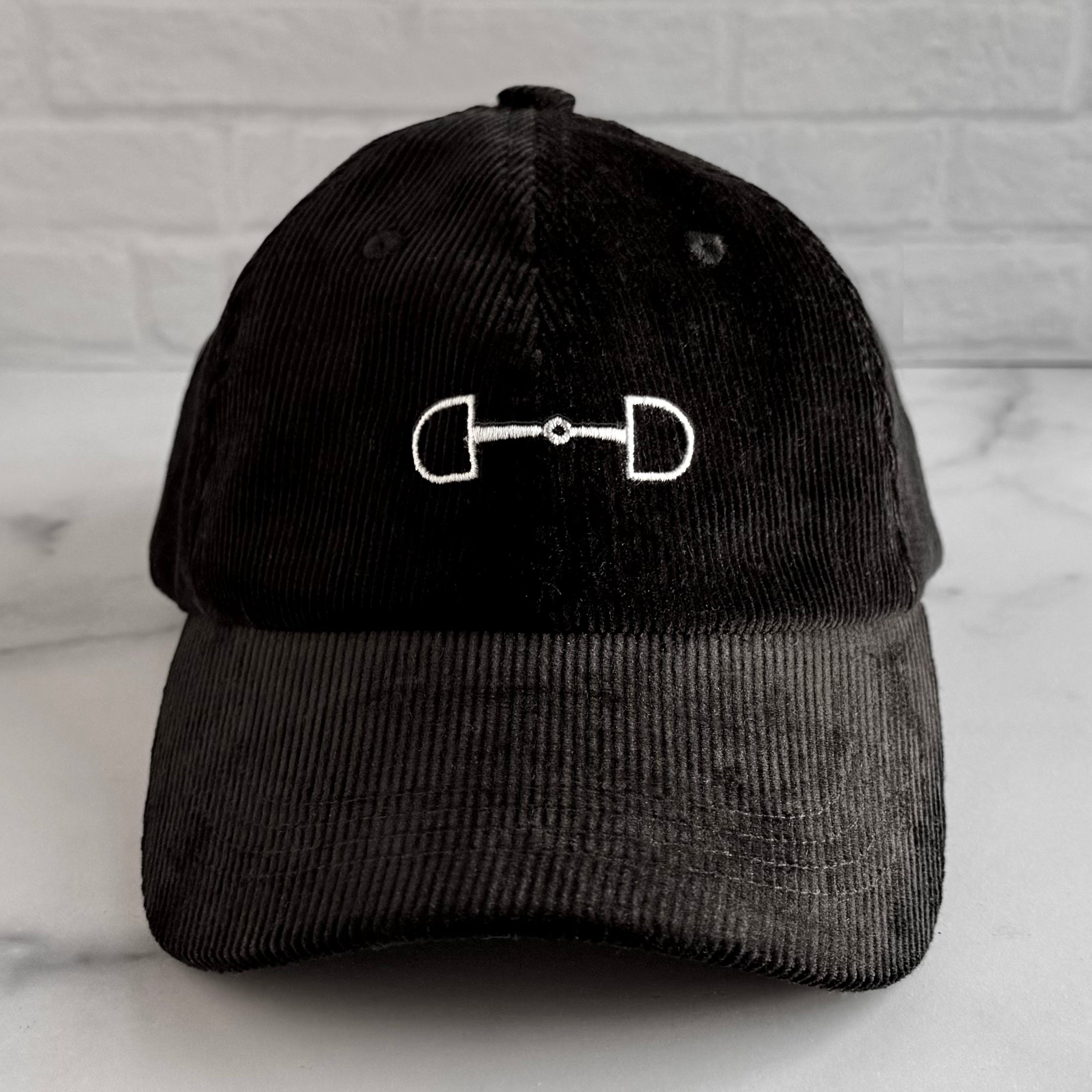 Black Corduroy Horsebit Hat – Brownstone